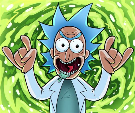 How To Draw Tiny Rick From Rick And Morty Step By Step Drawing Guide