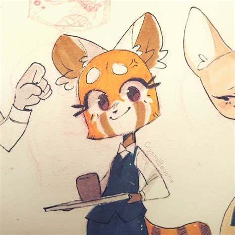 I Drew My Favorite Bbies Eveeerrrhave You Already Watched Aggretsuko On Netflix If You Haven
