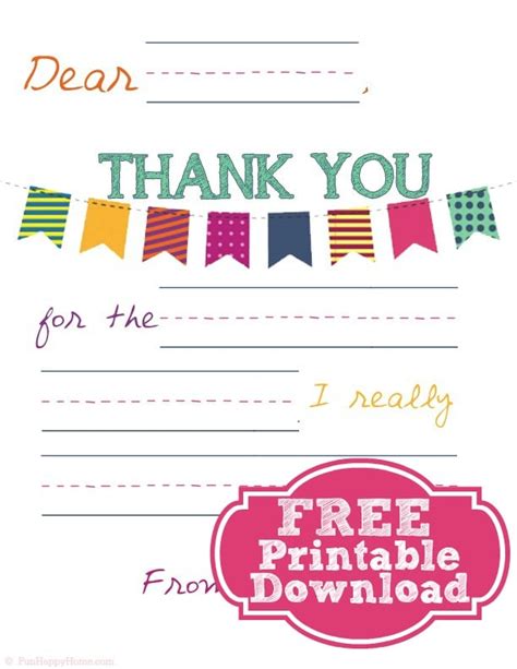 You can share/send these thank you notes to your friends via text/sms, email, facebook, whatsapp, im or other social networking sites. Printable Thank You Notes That Will Make Your Kids Feel ...