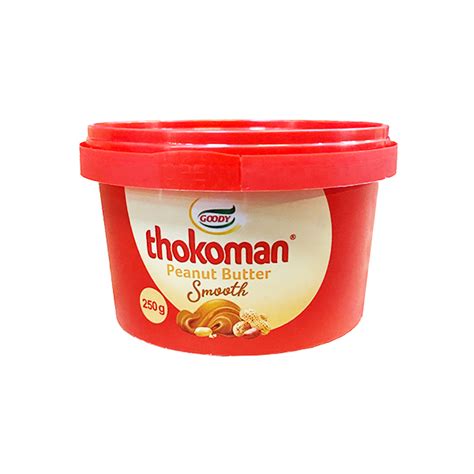 Thokoman Peanut Butter Smooth 250g Sungold Trading Ltd