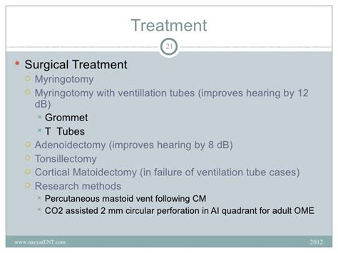 Otitis Media With Effusion Ome