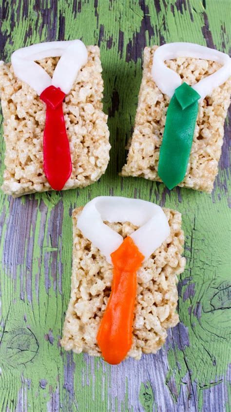 Tie Rice Krispies Treats Recipe For Fathers Day A Magical Mess