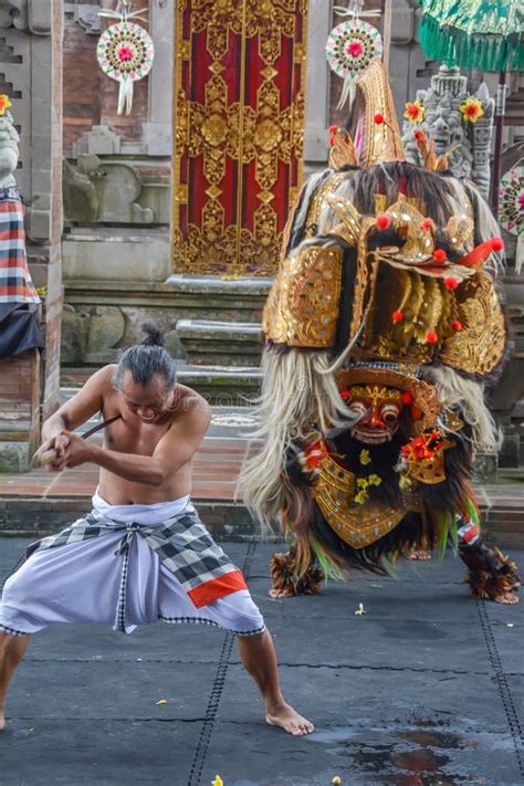 Barong Dance In Bali Indonesia Editorial Photo Image Of Body