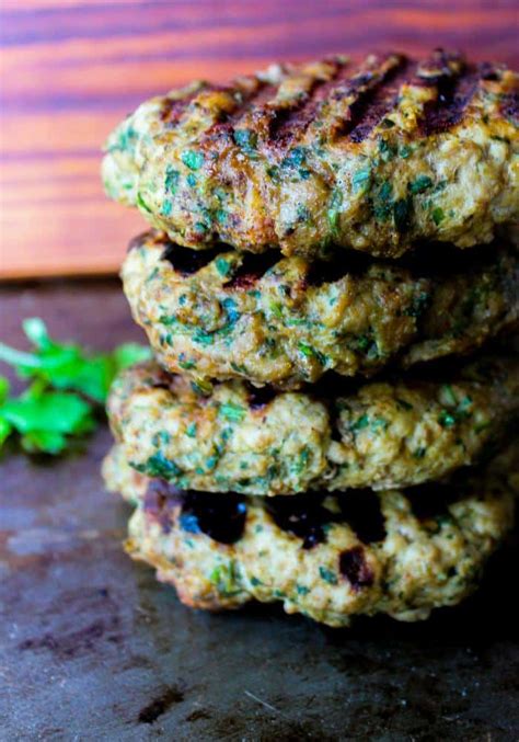 Cilantro Turkey Burger Not Dressed By The Whole Cook Vertical The