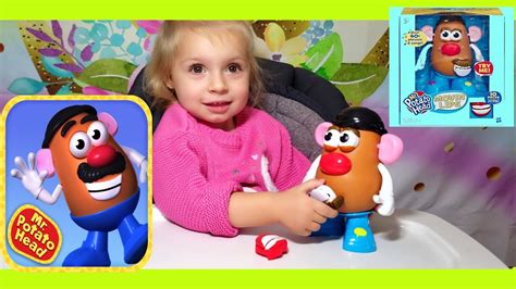 Обзор Мистер Картофельная голова говорящая игрушка Mr Potato Head