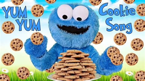 Yum Yum Cookies Kids Songs Cookie Monster Song Chocolate Chip Cookie