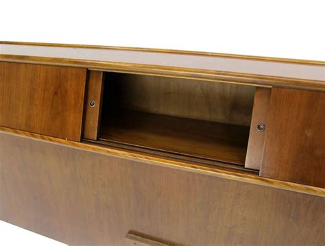 Check spelling or type a new query. Mid-Century Modern Walnut King Headboard with a Sliding ...