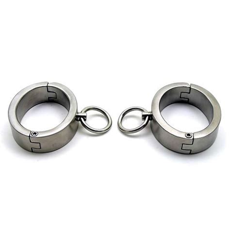 High 2cm Exquisite Stainless Steel Handcuffs For Sex Toys For Coupels
