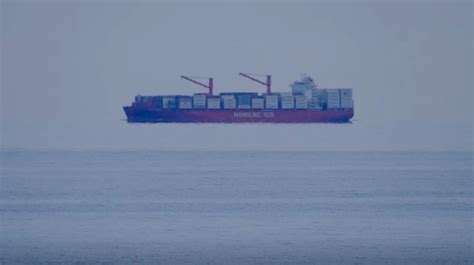 Fata Morgana Ship Seen Hovering Off Coast England Accuweather