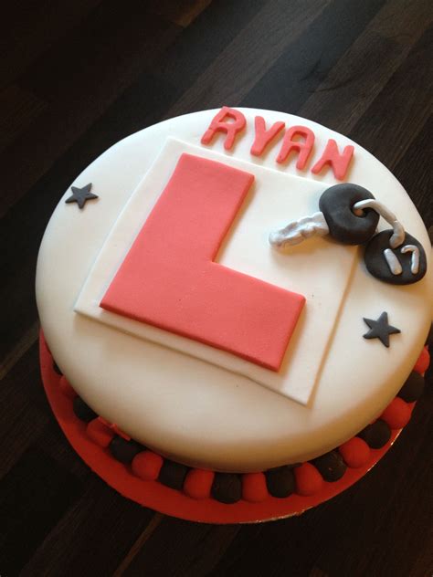 17th Birthday Learner Driver Cake By Carly 17 Birthday Cake Cake