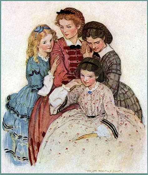 Vintage Little Women Illustration Jessie W Smith Little Women