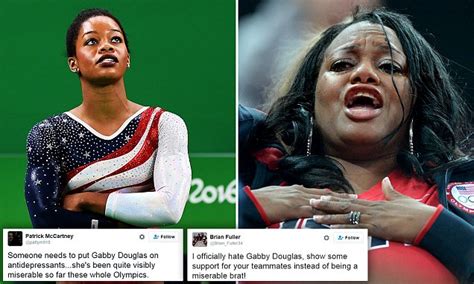Gymnast Gabby Douglas Hits Back At Twitter Bullies Daily Mail Online