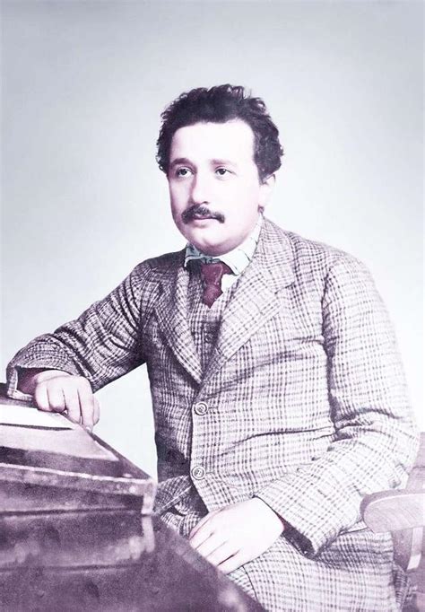 Young Albert Einstein About 1902 Working As A Patent Examiner