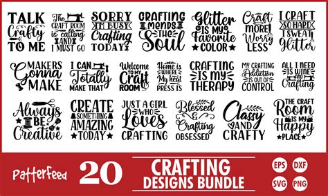 Crafting Svg Bundle Crafting Designs Graphic By Patternfeed Creative
