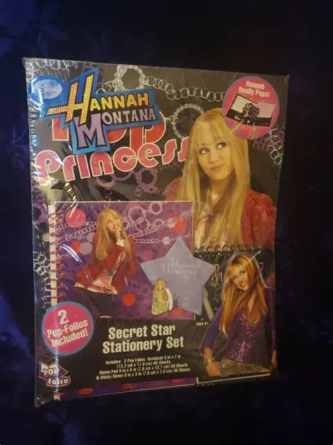 Disney Hannah Montana Secret Star Stationary Set 2499 Picclick