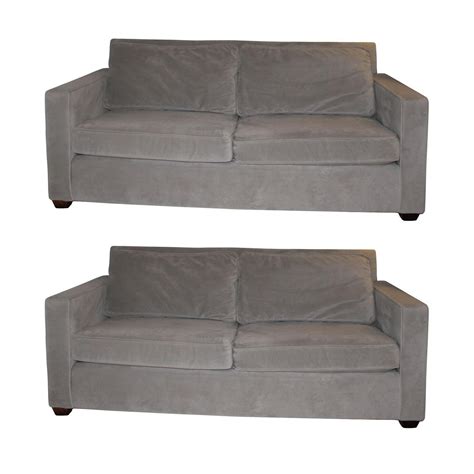 I usually shop with west elm online and love them. Image of Gray West Elm Sofas - A Pair | Staging furniture ...