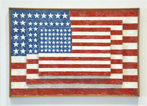 The Broads Jasper Johns Show Revisits The Shock Of Flag Paintings