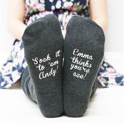 Personalised Womens Sock It To Them Socks By Sparks And Daughters