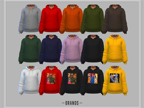 The Sims Resource Oversized Hoodie Male