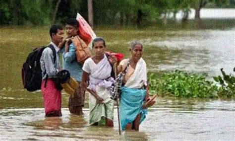 Assam Floods 59000 People Affected Across 5 Districts Sentinelassam