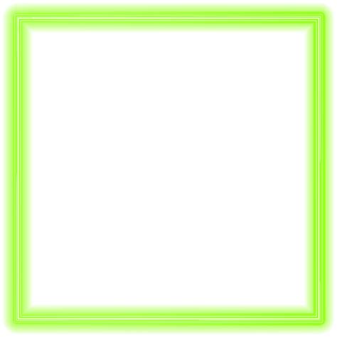 Green Neon Border Frame PNG Clipart | Gallery Yopriceville - High ...