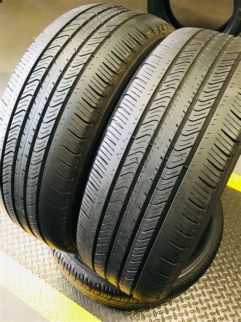 2 Used Tires 21555r17 Michelin Primacy Mxv4 With 50 Tread Life