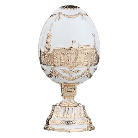 Russian Faberge Style Egg With Moscow Kremlin And Etsy