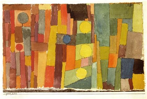 Art Of The Day Paul Klee Rising Sun