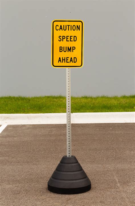 Caution Speed Bump Ahead Sign Kit Zing