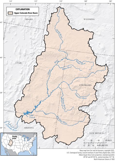 human factors used to estimate and forecast water supply and demand in the upper colorado river