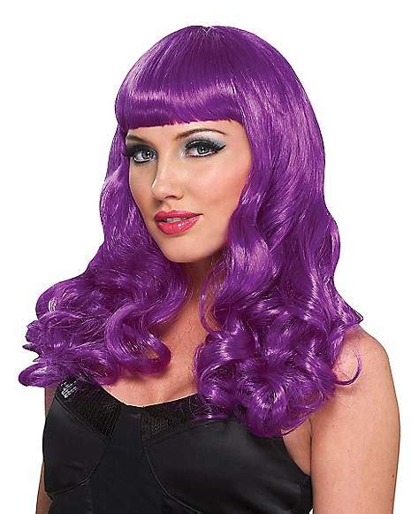 Party Girl Purple Adult Wig