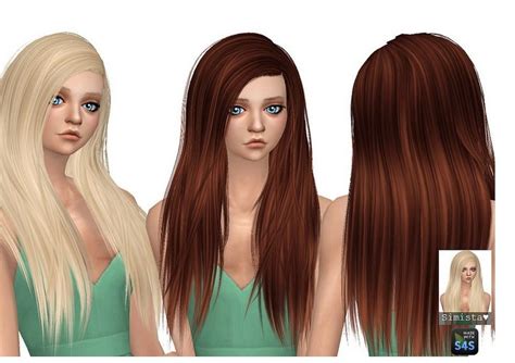 Simista Misery Hair Retextured Sims 4 Hairs Sims 4 Blog Sims Sims 4