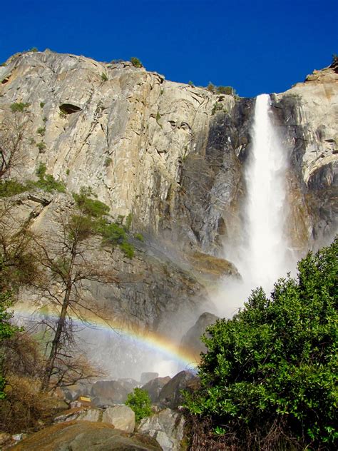 Rainbow At Bridalveil Falls Yosemite National Park Smithsonian Photo