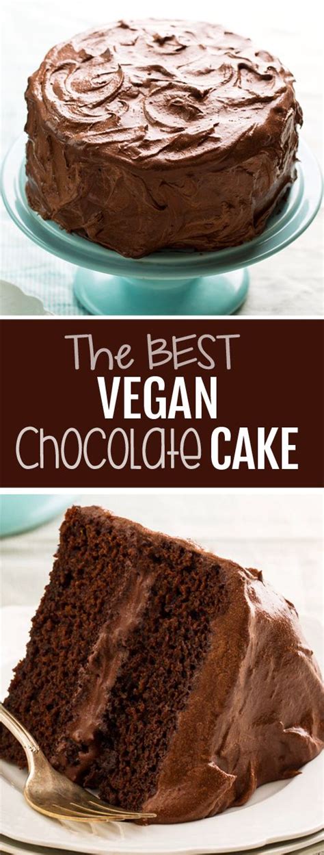 While the cakes cool prepare the frosting. The Best Vegan Chocolate Cake Recipe | Vegan chocolate ...