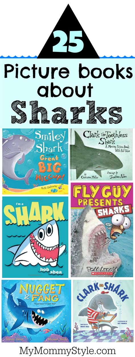 25 Picture Books About Sharks My Mommy Style