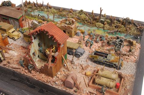 An Incredible Large Museum Quality Wwii Second World War Model Diorama