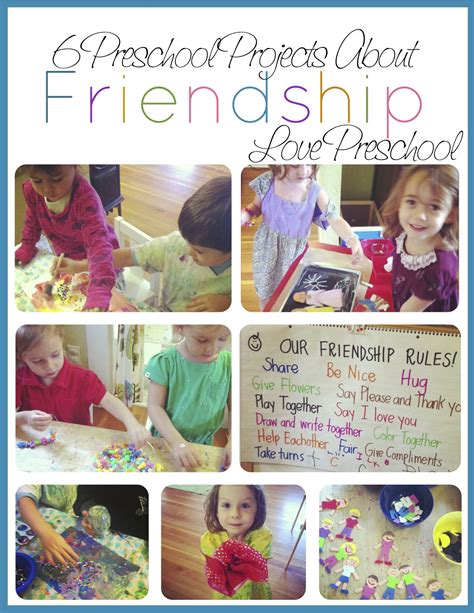 Six Fun Friendship Projects | Friendship theme preschool, Friendship activities, Friendship theme