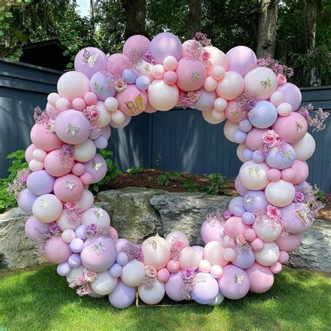 164pcs Peach Pastel Pink Balloon Garland Arch Kit Maca Purple Etsy