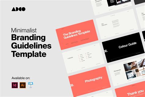 Minimal Brand Guidelines Template Creative Other Presentation