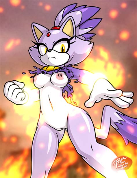 Rule 34 1girls Anthro Blaze The Cat Burnt Clothes Cat Ears Cat Tail