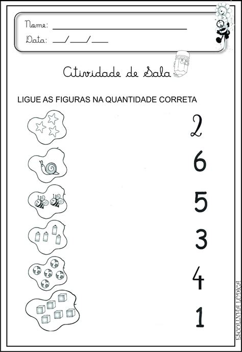 Atividade De Matemática Ed Infantil