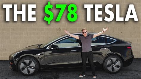 How I Bought A Tesla For 78 Per Month Youtube
