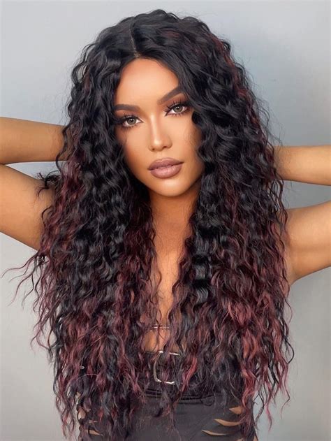 131 Lace Front Long Curly Synthetic Wig Synthetic Wigs Wig