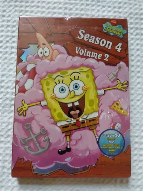 Spongebob Squarepants Season 4 Vol 2 Dvd 2007 Fs New Sealed Free