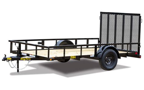 Big Tex 35sa Single Axle Utility Trailer Midway Trailers In Bell