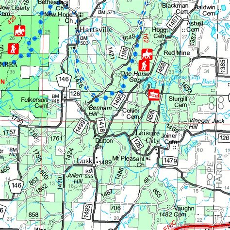 Map Of Shawnee National Forest Online Map Around The World