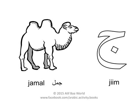 the fifth letter of the arabic alphabet is g name jiim sound j