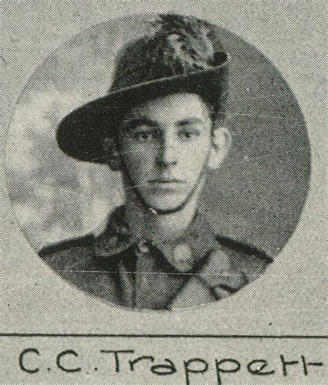 Clifford Charles Trappett Toowoomba And District Ww1 Roll Of Honour