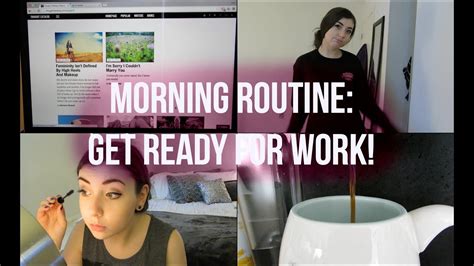 Morning Routine Getting Ready For Work Youtube