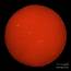 H Alpha Full Sun In Red Color Photograph By Rolf Geissinger